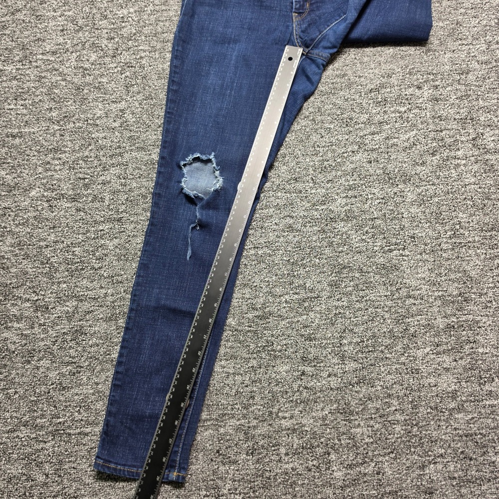 Jeans Levis 29 Womens‎ Dark Blue Excellent 311 Shaping Skinny Distressed Ripped - Picture 11 of 11